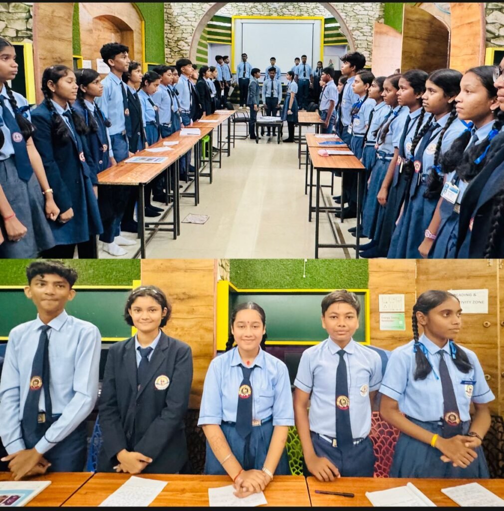 स्वामी आत्मानंद विद्यालय गरियाबंद में युवा सांसद कार्यक्रम आयोजित – विद्यार्थियों ने निभाई संसदीय जिम्मेदारियाँ