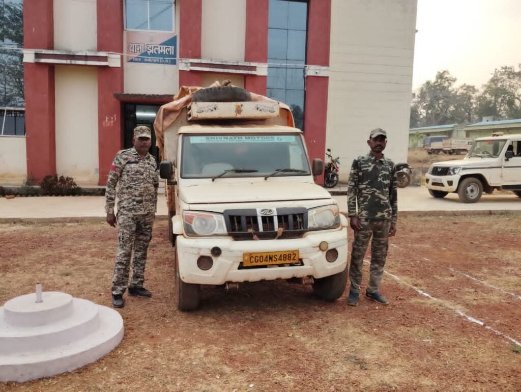 कबीरधाम पुलिस की अवैध धान परिवहन के विरुद्ध प्रभावी कार्यवाही