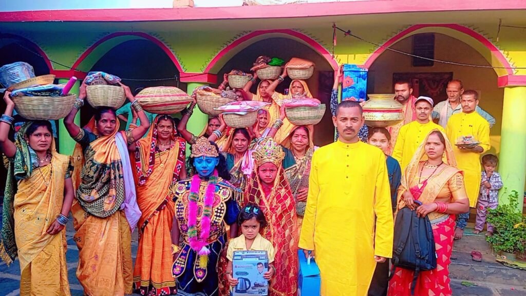 झितरीडूमर में 20 साल बाद हुआ श्रीमद्भागवत महापुराण ज्ञान यज्ञ, भक्तिमय बना गांव