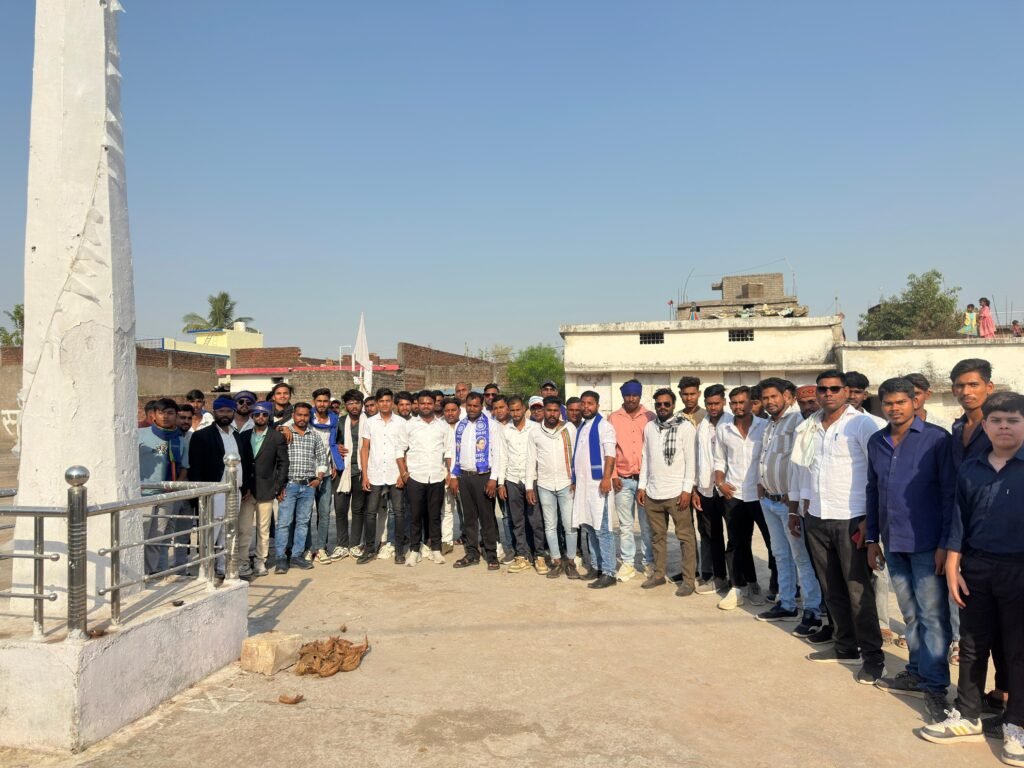 भीम रेजीमेंट जिला अध्यक्ष कुलदीप जांगड़े जिला उपाध्यक्ष सुरज डिसुजा के नेतृत्व में धूमधाम से मनाई गई डॉ.भीमराव अंबेडकर जयंती