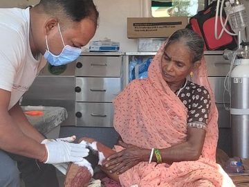 तेंदू पत्ता तोड़ने गई महिला पर भालू का हमला: गंभीर रूप से घायल, इलाज जारी