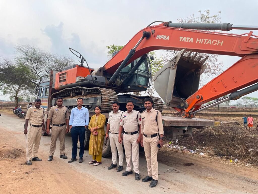 बालू माफियाओं में खलबली, रातभर चली प्रशासनिक दबिश,अवैध खनन में इस्तेमाल वाहन-मशीन जब्त